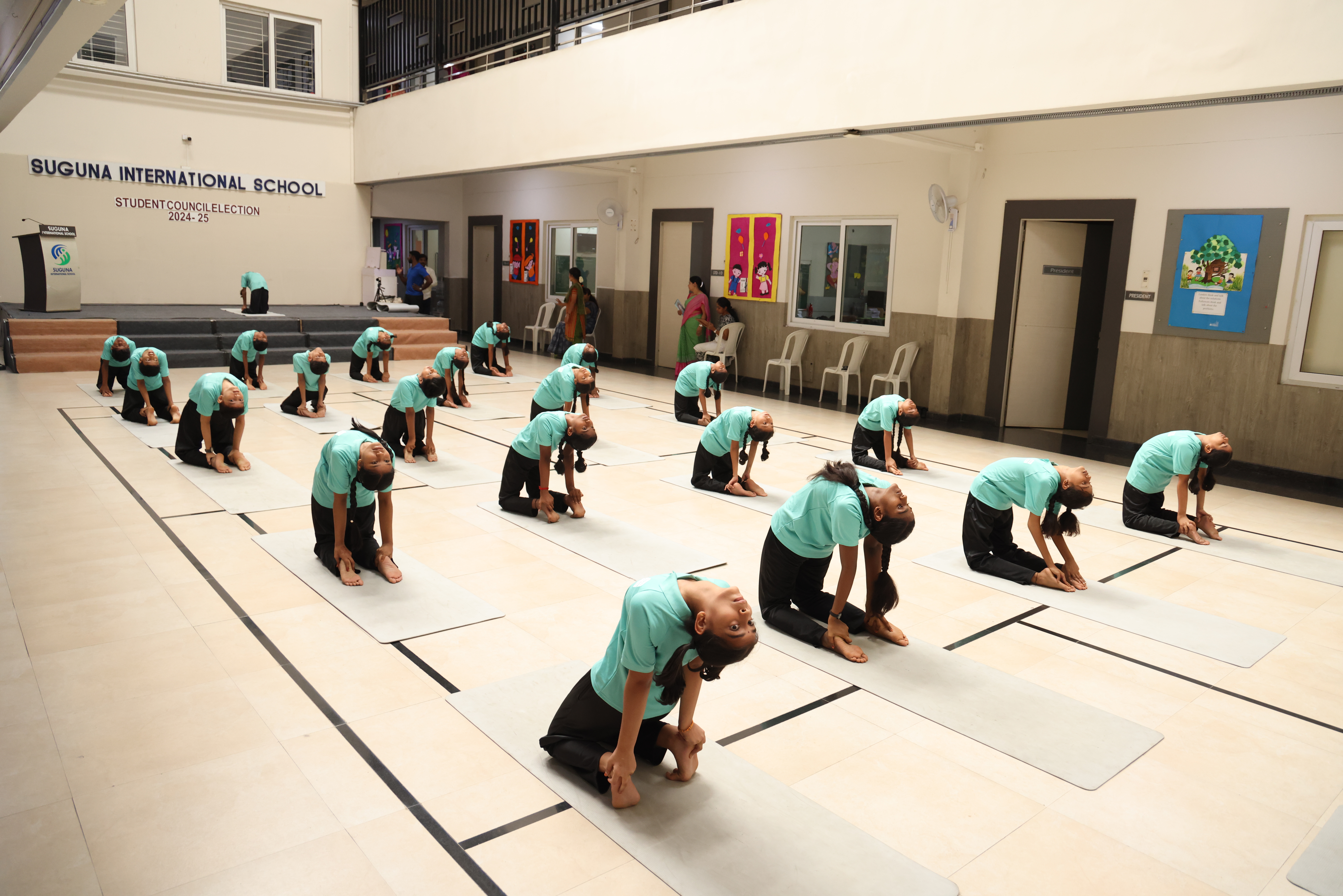 Yoga Day 2024-25 - Suguna International School